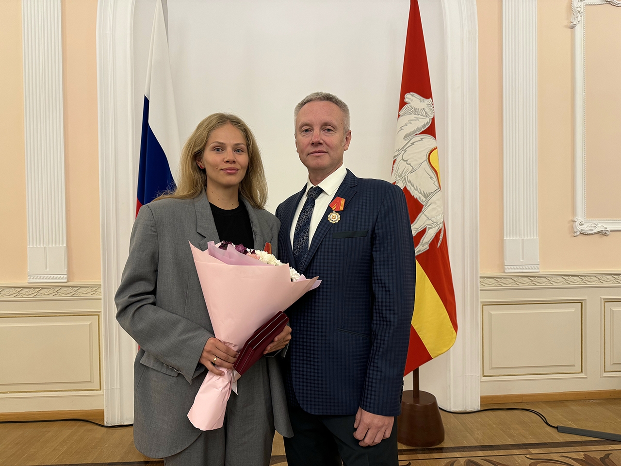 Татьяна Минина и Александр Энс награждены медалями «За заслуги перед Челябинской областью»